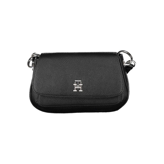 Tommy Hilfiger – Schwarze Polyethylen-Handtasche