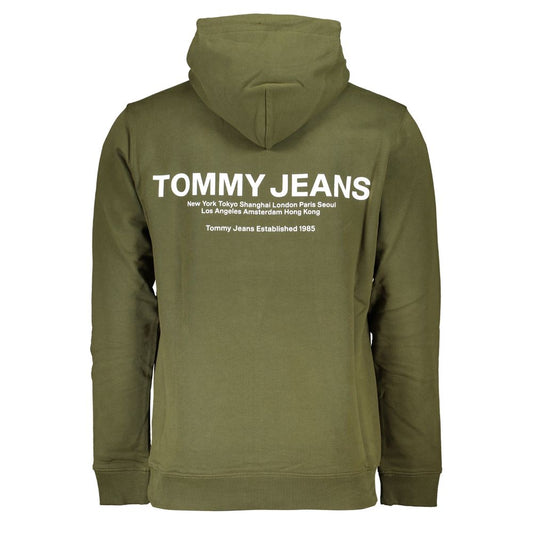 Tommy Hilfiger – Grüner Baumwollpullover für Herren
