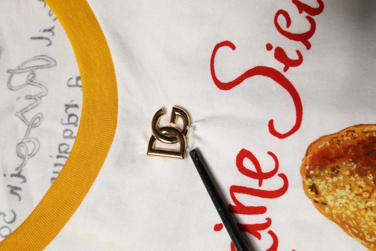 Dolce & Gabbana Weißes ärmelloses Tanktop „Araneine Siciliane“