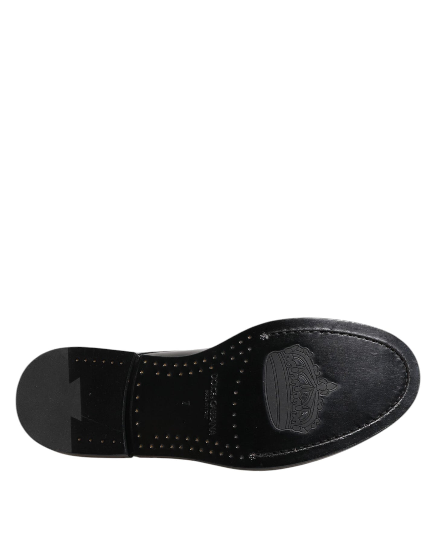 Dolce & Gabbana – Schwarze Lederschuhe zum Schnüren für Herren
