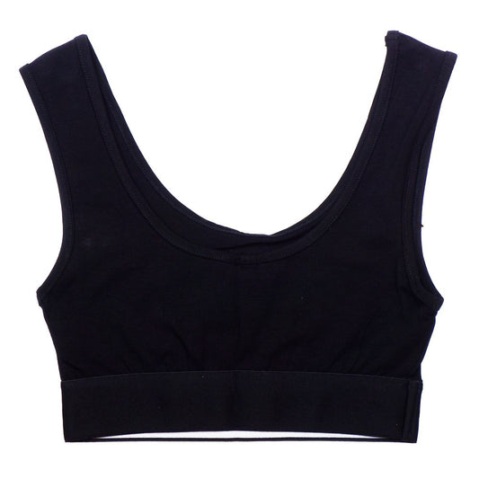 Comme Des Fuckdown Schwarzes Baumwoll-Damen-Top