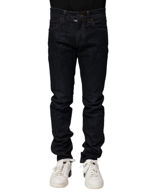 Dolce & Gabbana Schwarze Skinny-Jeans aus Baumwolle für Herren