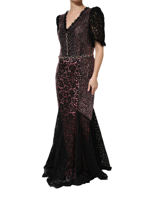 Dolce & Gabbana – Mehrfarbiges, verziertes Meerjungfrauenkleid