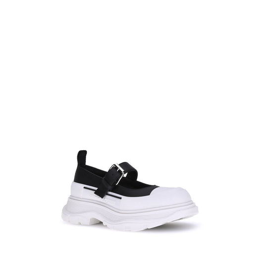 Alexander McQueen Black Rubber Ballet Flats