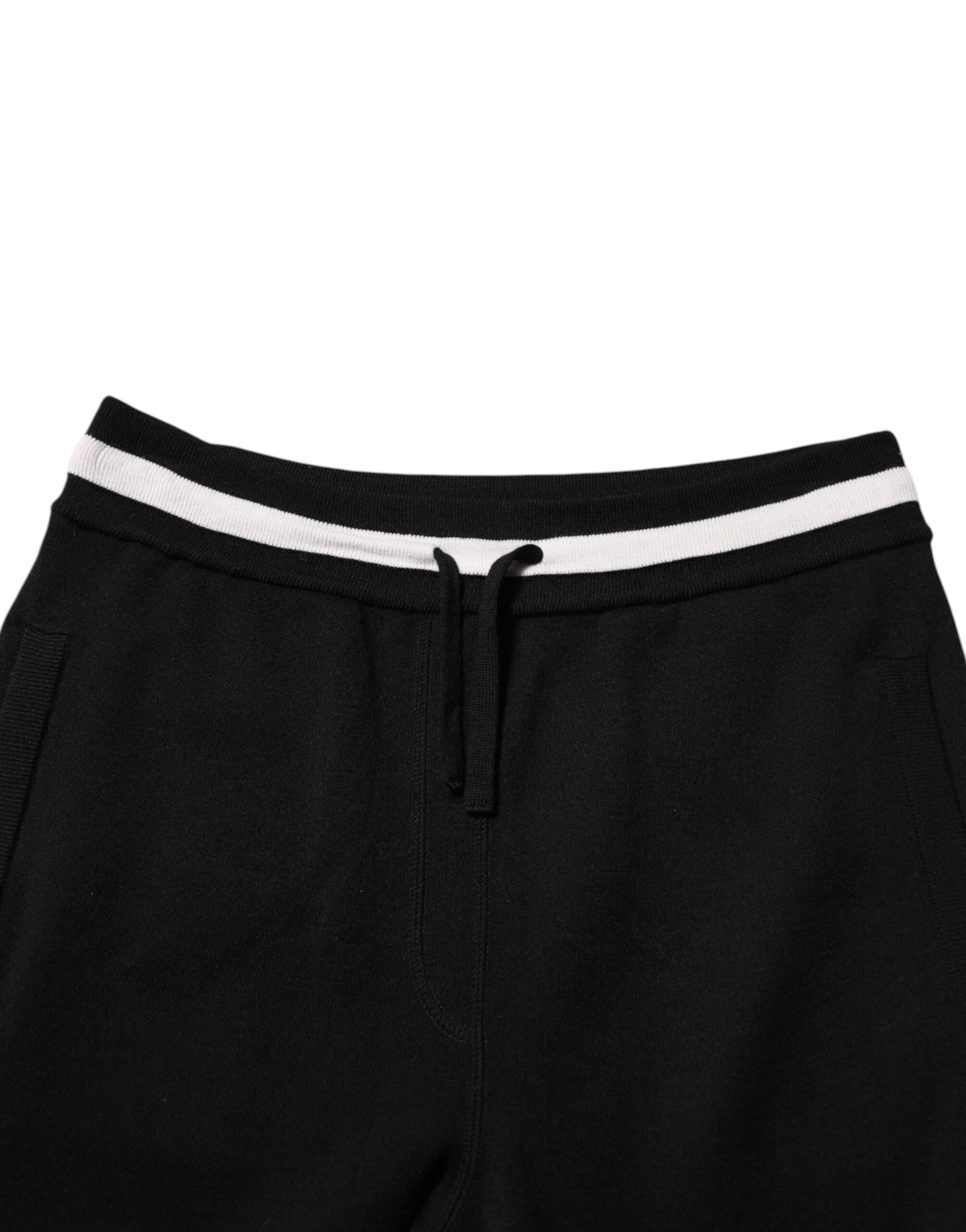 Dolce & Gabbana Schwarze Jogginghose aus Baumwolle für Herren