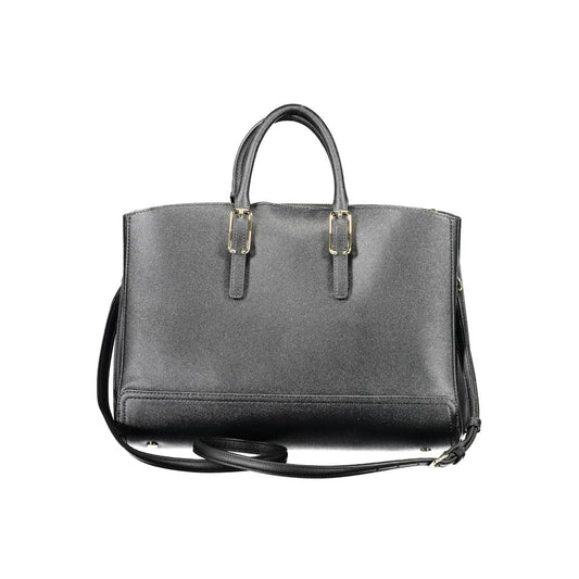 Tommy Hilfiger – Schwarze Polyethylen-Handtasche