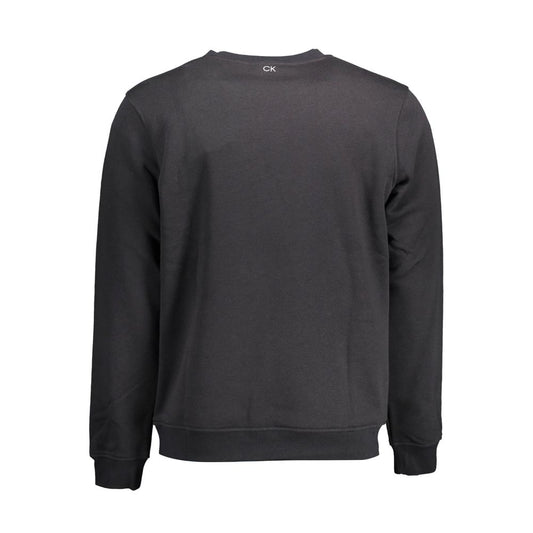 Calvin Klein Herrenpullover aus schwarzer Baumwolle