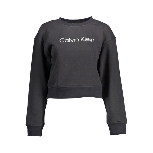 Calvin Klein Damenpullover aus schwarzer Baumwolle