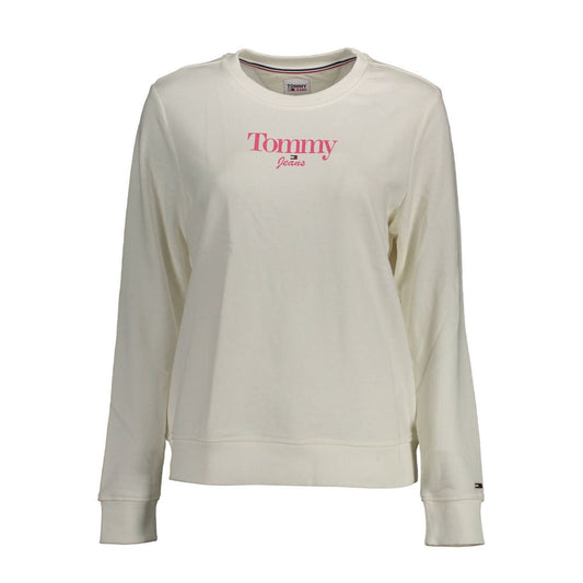Tommy Hilfiger – Weißer Baumwollpullover für Damen