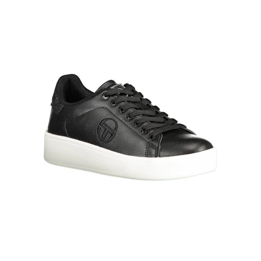 Sergio Tacchini – Schwarzer Polyester-Sneaker