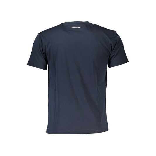 Blaues Baumwoll-T-Shirt der Cavalli Class