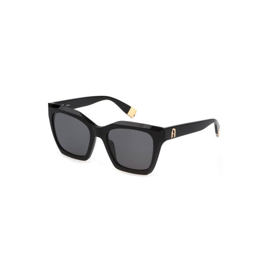 Furla – Schwarze Acetat-Sonnenbrille für Damen