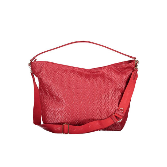 Mario Valentino Rote Polyethylen-Handtasche