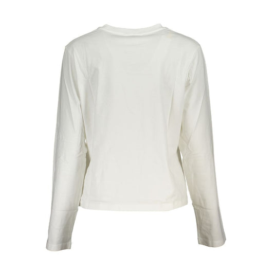 Tommy Hilfiger – Weißes Baumwoll-T-Shirt für Damen