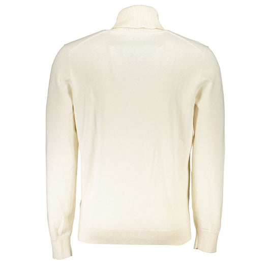 Hugo Boss Weißer Baumwollpullover