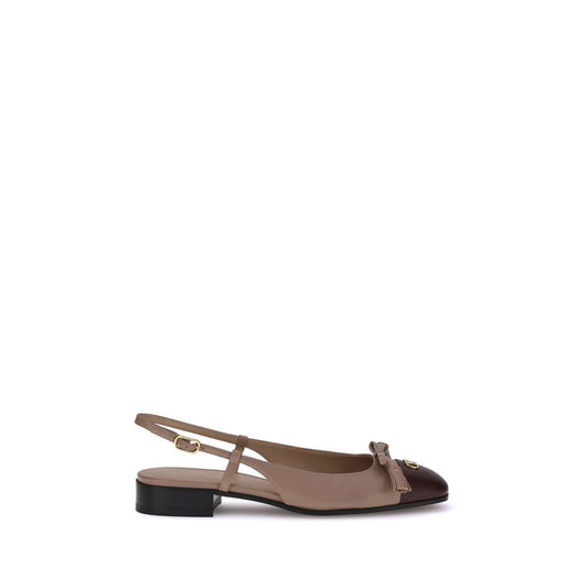 Valentino Garavani Ballerinas aus Ziegenleder in Multicolor