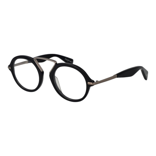 Yohji Yamamoto Schwarze Herren-Brillenfassung