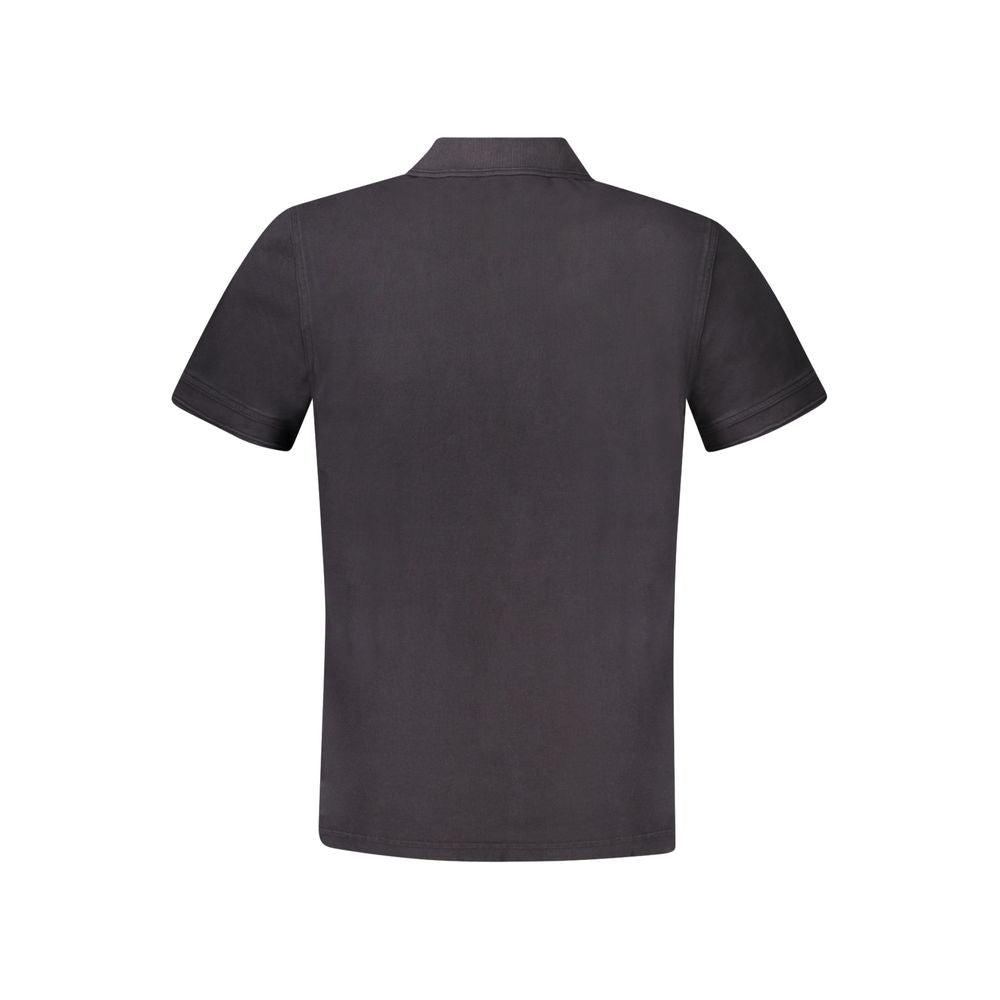 Hugo Boss schwarzes Baumwoll-Polo für Herren