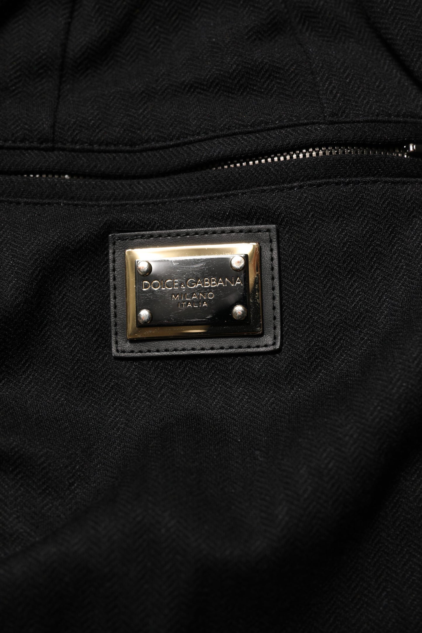 Dolce & Gabbana – Schwarze, schmale Jogginghose aus Viskose mit Logo für Herren