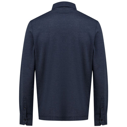 Blaues Baumwollhemd von Canali