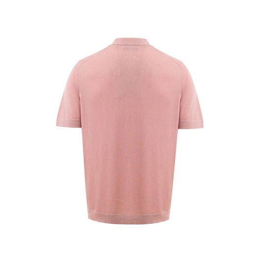 Gran Sasso Poloshirt aus rosa Baumwolle