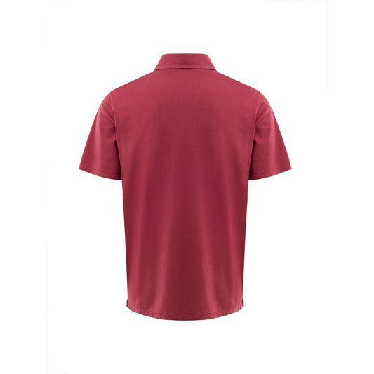 Gran Sasso Poloshirt aus roter Baumwolle