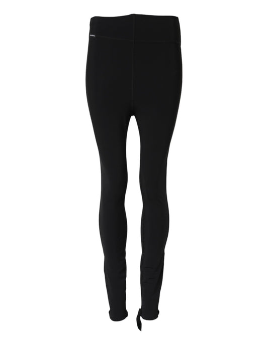 Dolce & Gabbana – Schwarze Leggings mit hoher Taille