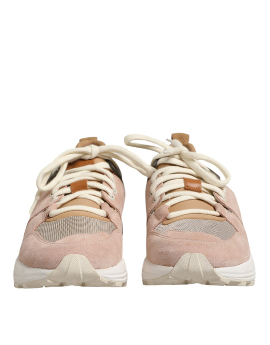 Dondup Mehrfarbige Wildleder Low Top Damen Sneakers Schuhe