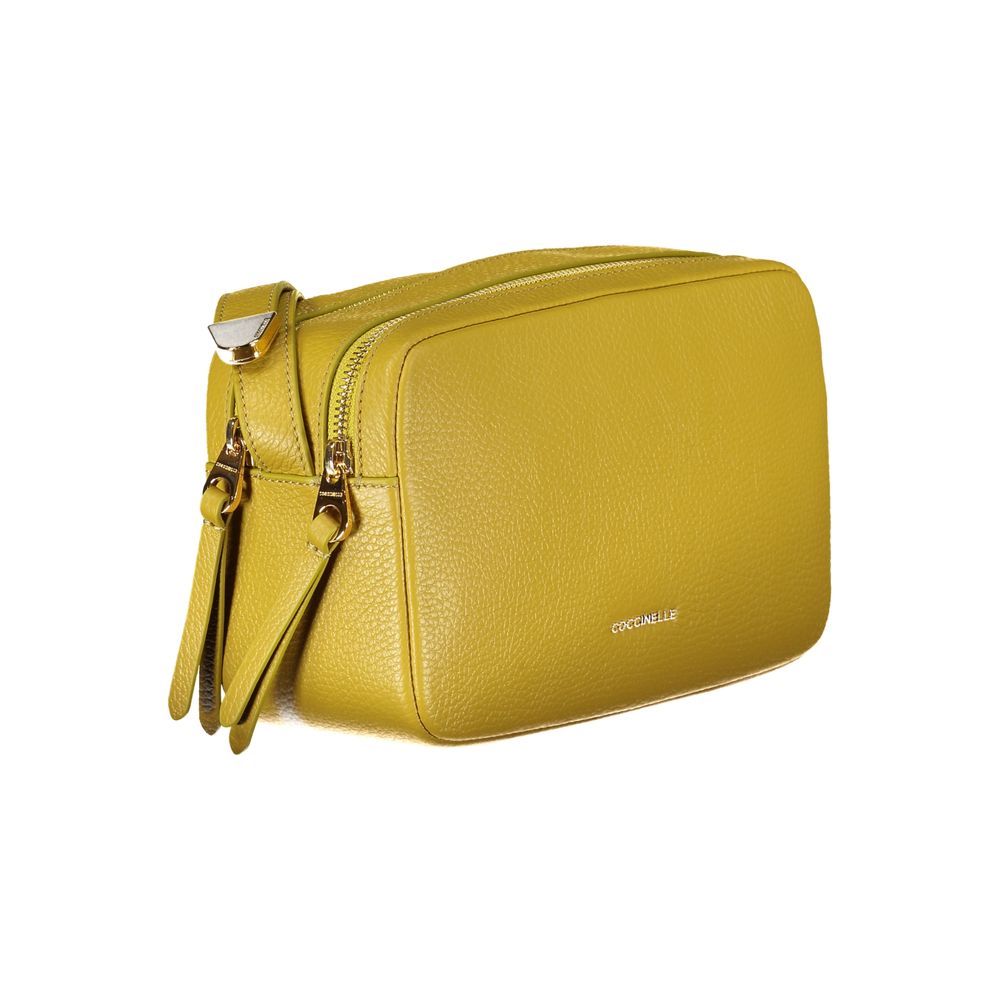 Coccinelle Grüne Damen-Schultertasche aus Leder