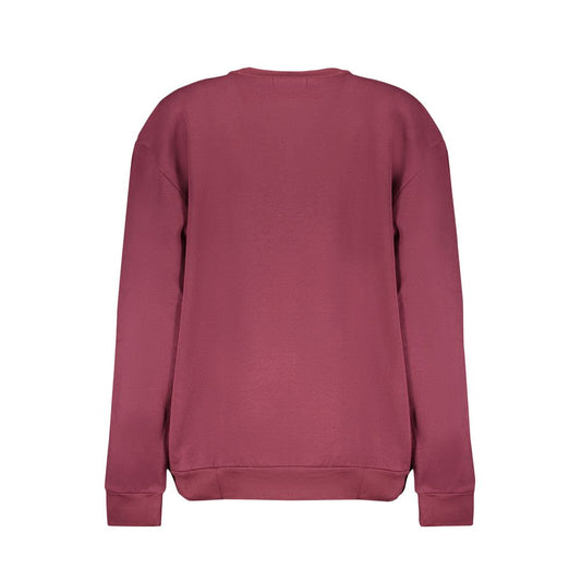 Cavalli Class Lila Baumwoll-Sweatshirt