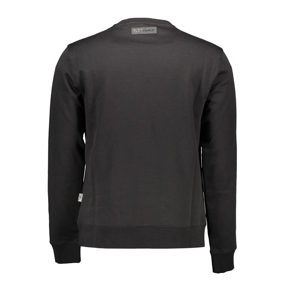 Plein Sport Schwarzer Baumwollpullover für Herren