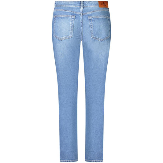 Calvin Klein Damen Slim Jeans aus blauer Baumwolle