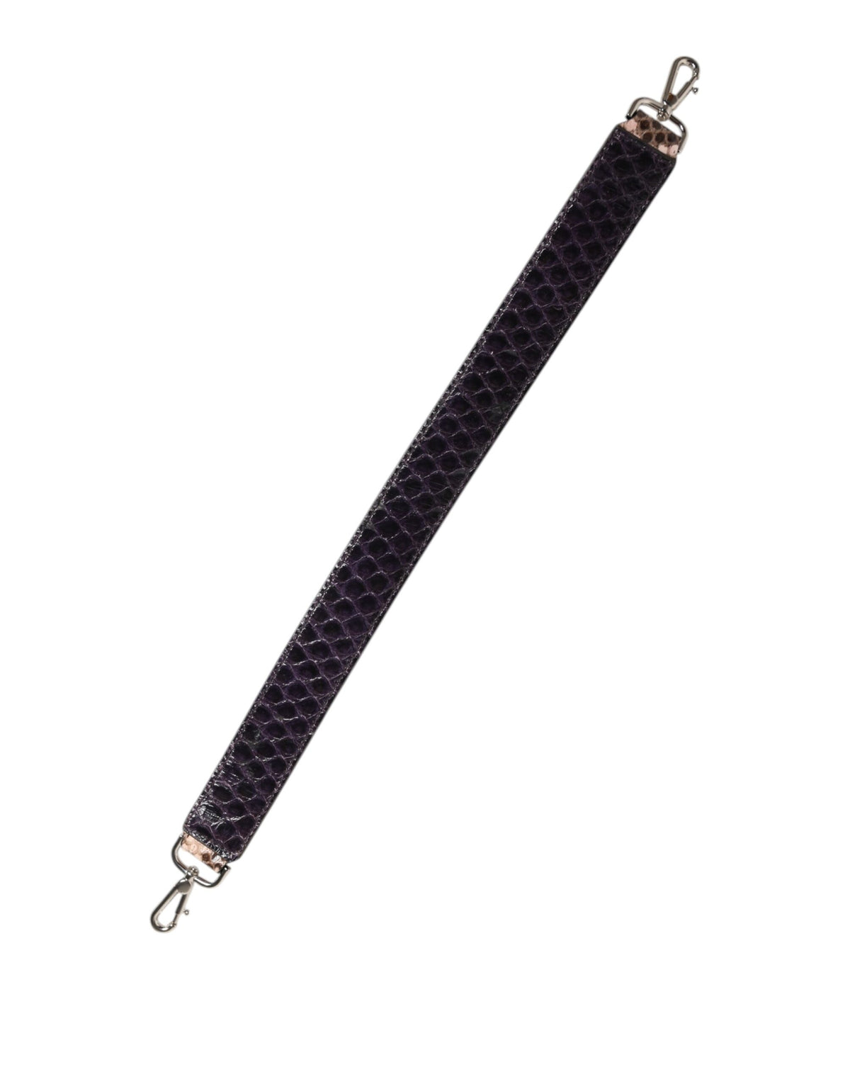 Dolce & Gabbana Brauner Schultergurt für Handtaschenzubehör aus exotischem Leder
