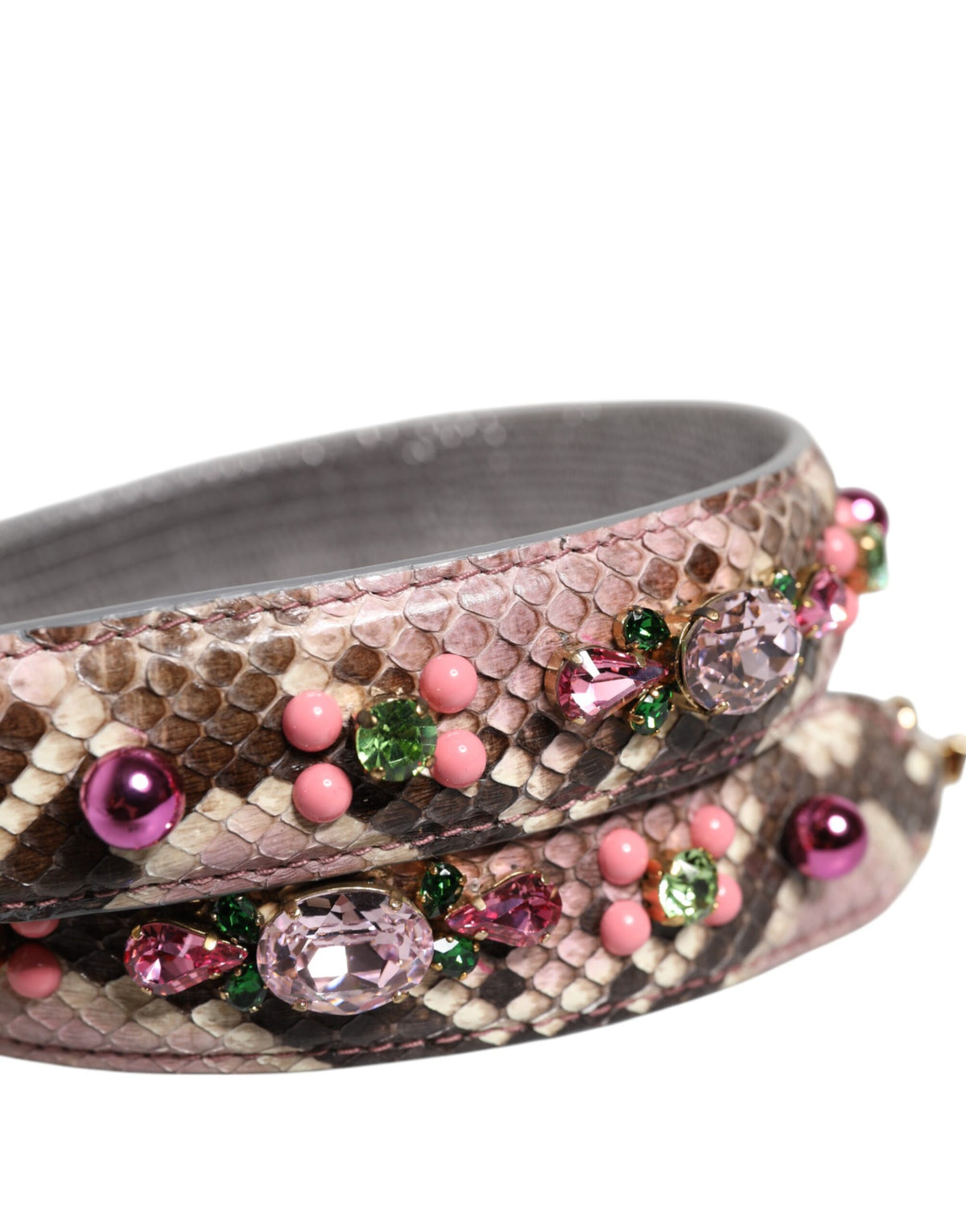 Dolce & Gabbana – Mehrfarbig verzierter Handtaschen-Schultergurt
