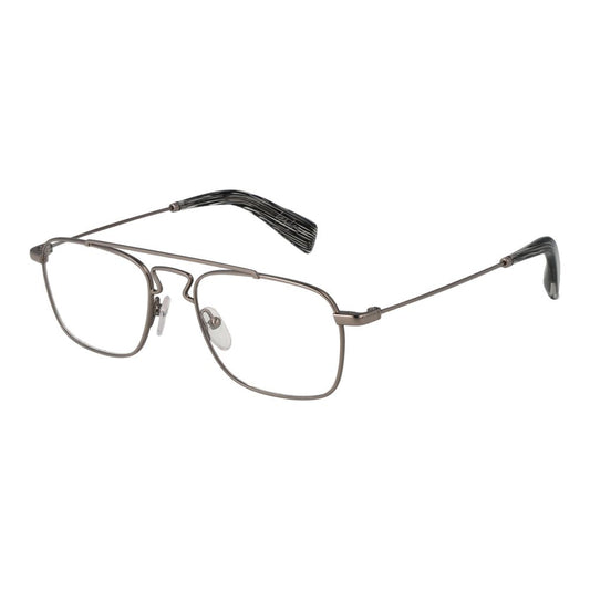 Yohji Yamamoto Silberfarbenes Unisex-Brillengestell
