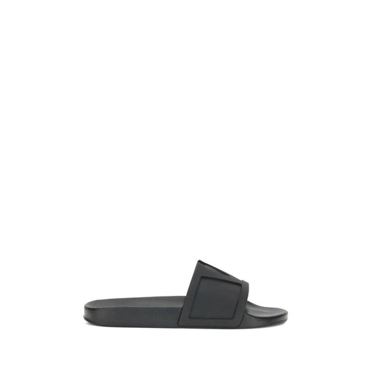 Valentino Garavani Sandalen aus schwarzem Gummi