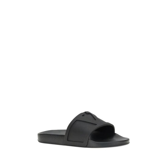 Valentino Garavani Sandalen aus schwarzem Gummi