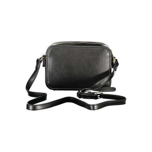 Mario Valentino Schwarze Polyethylen-Damenhandtasche