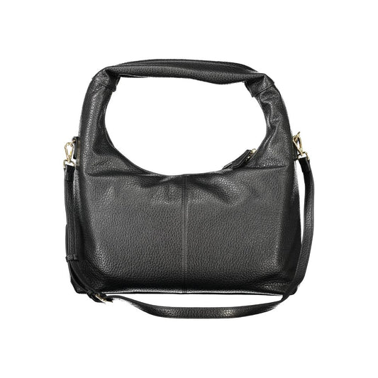 Mario Valentino Schwarze Polyethylen-Damenhandtasche