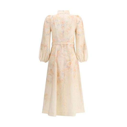 Zimmermann – Langes Kleid mit Blumenmuster
