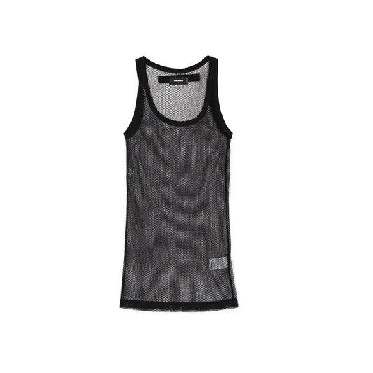 Dsquared² Black Cotton Tank Tops