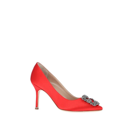 Manolo Blahnik Hangisi 090 Satin-Pumps