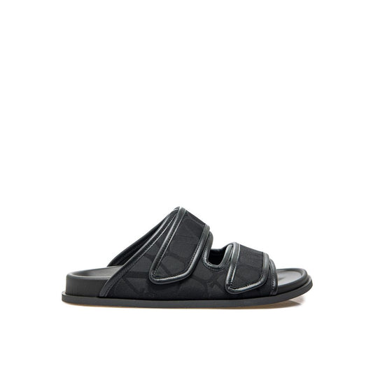 Valentino Garavani Toile Iconographe Flache Sandalen