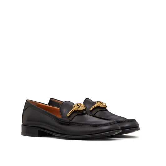 Valentino Garavani – Loafer aus Leder mit V-Logo „Moon“