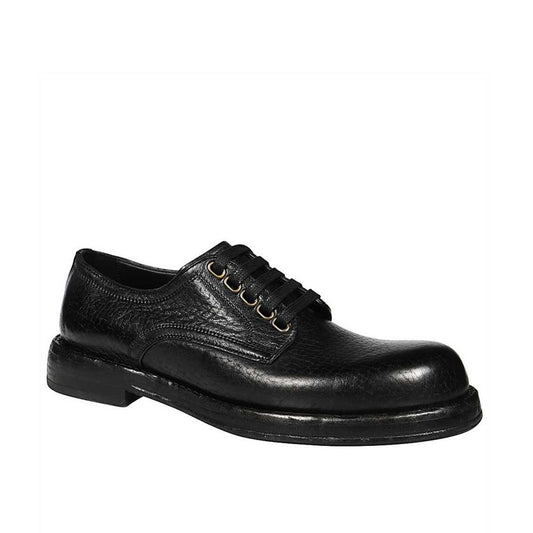 Dolce & Gabbana – Oxfords und Derbys aus schwarzem Leder