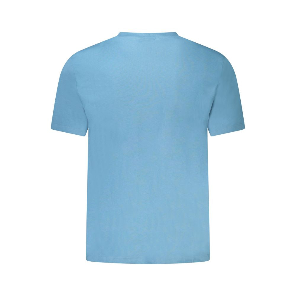 Calvin Klein Herren-T-Shirt aus blauer Baumwolle