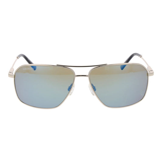 Serengeti Silver Metall Sonnenbrille