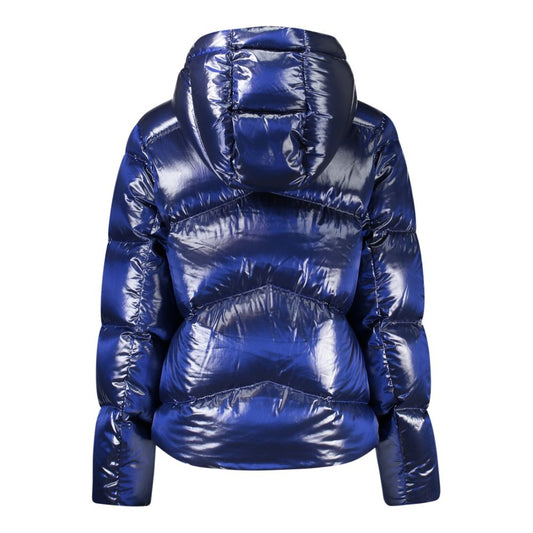 K-WAY Blue Polyamide Jackets & Coat