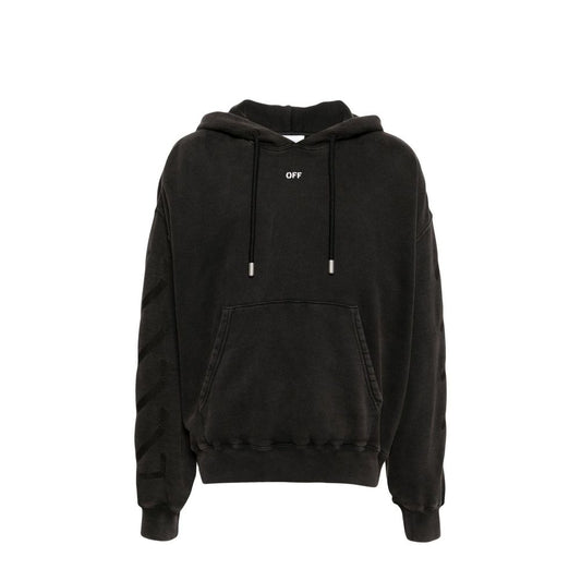 Schwarzes Baumwoll-Sweatshirt von Off-White