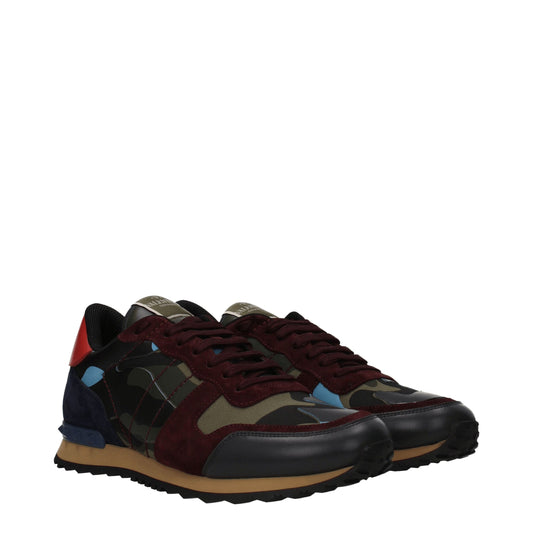 Valentino Garavani – Grüne Sport-Sneakers aus Leder